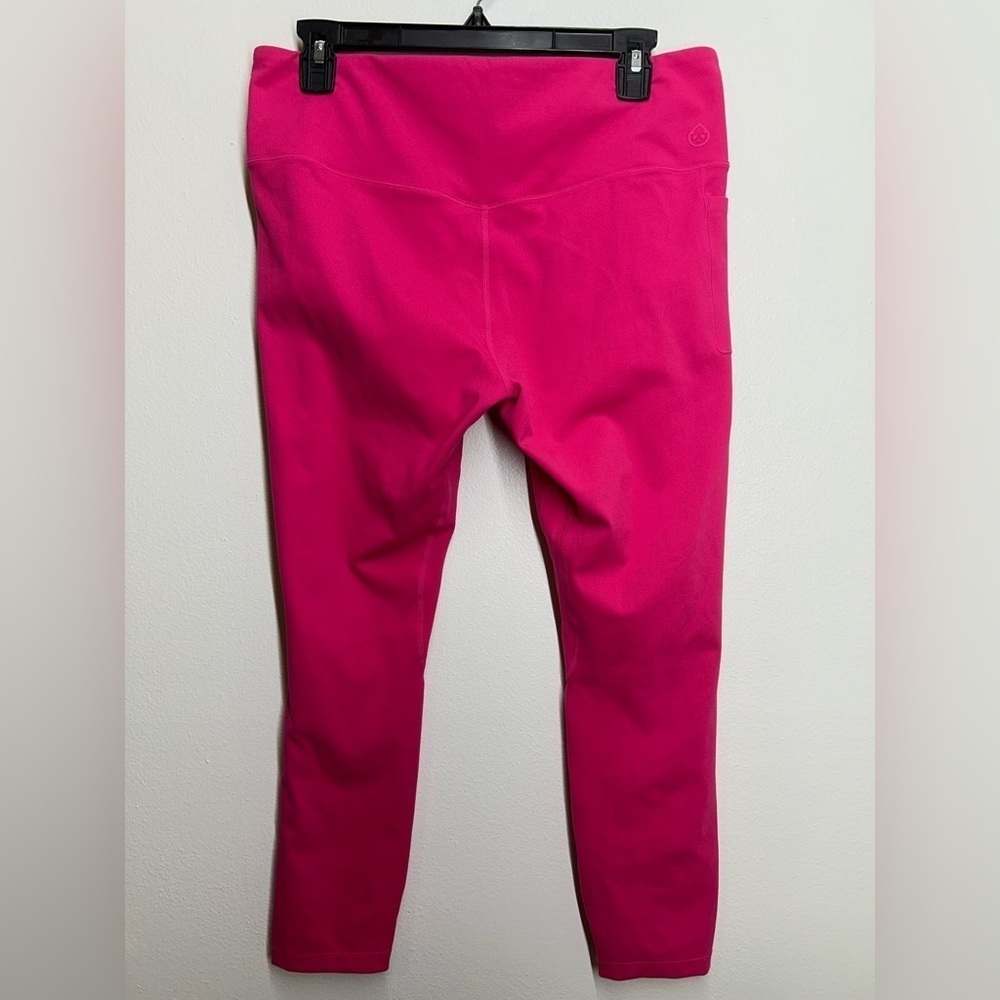 tasc Sculptive 7/8 Pocket Legging‎ Pink Size XL EUC - Picture 3 of 16